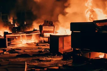 Pożar fabryki mebli: przyczyny
