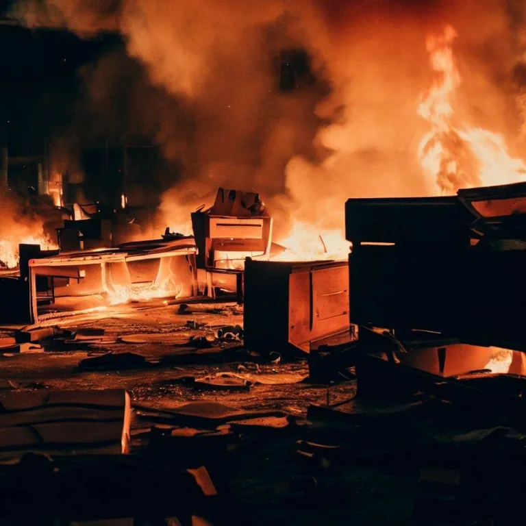 Pożar fabryki mebli: przyczyny