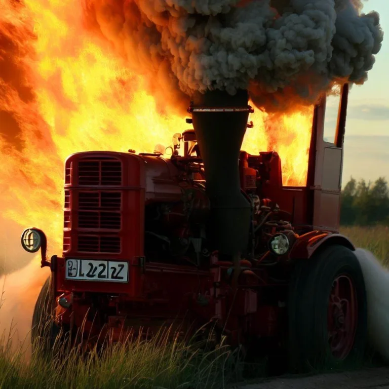 Ursus 1224 - efektywne spalanie podczas pracy na polu