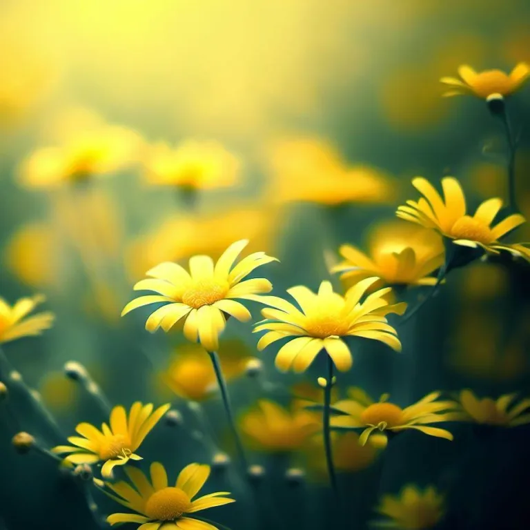 Żółte kwiaty polne: piękno natury na łąkach i polach